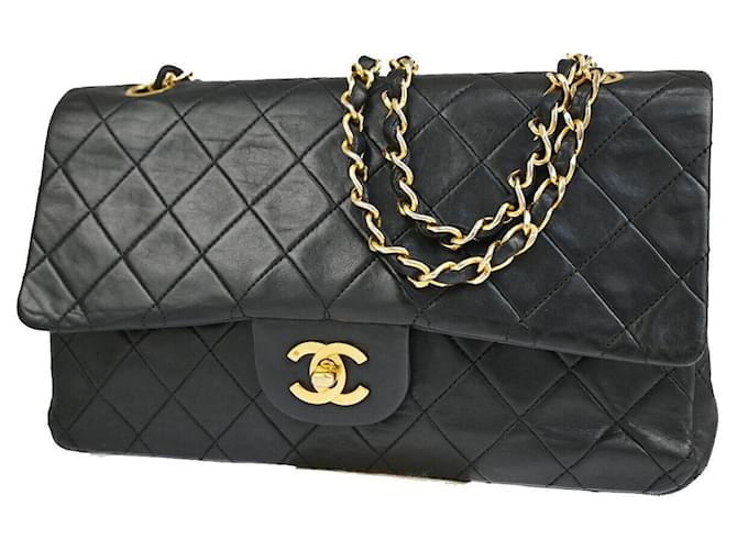 Classique Chanel Timeless Cuir Noir  ref.1375785