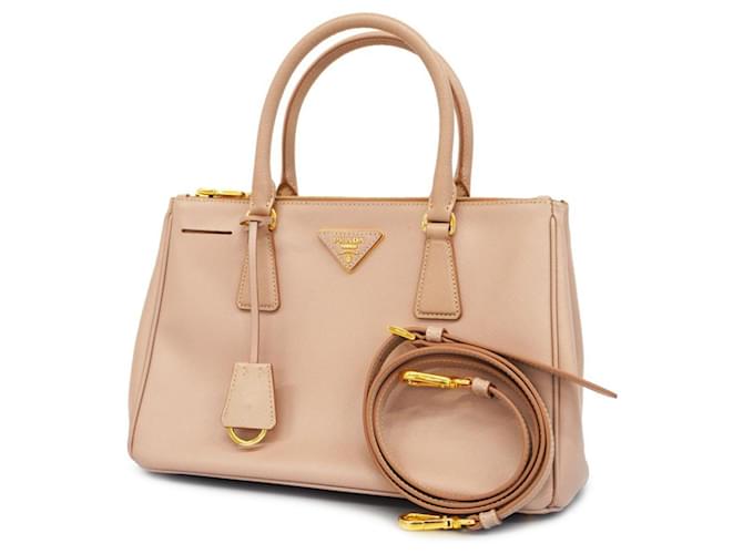 Prada Saffiano Beige Cuero  ref.1375791