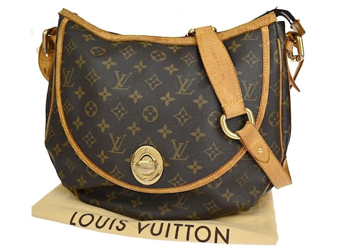 Louis Vuitton Tulum Brown Cloth  ref.1375818