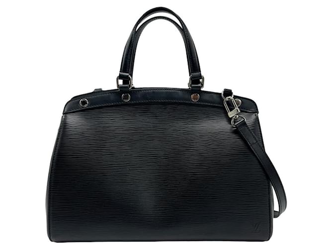 Louis Vuitton Bréa Negro Cuero  ref.1375822