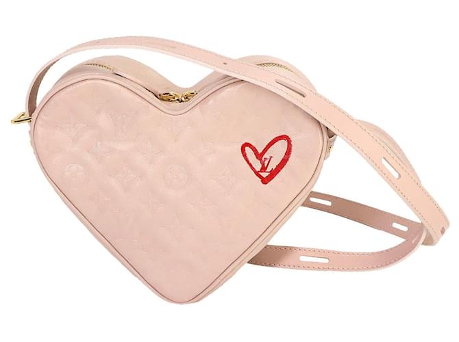 Louis Vuitton tombe amoureux Cuir Rose  ref.1375855