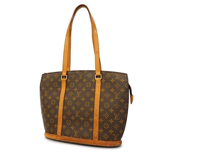 Louis Vuitton Babylone Castaño Lienzo  ref.1375868