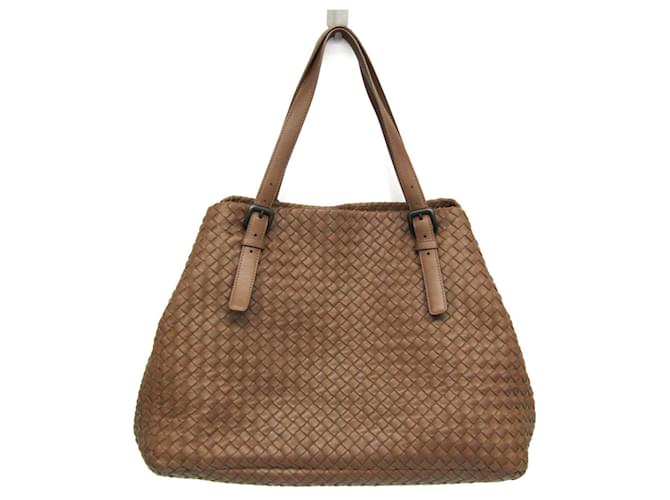 Bottega Veneta Intrecciato Marrone Pelle  ref.1375894