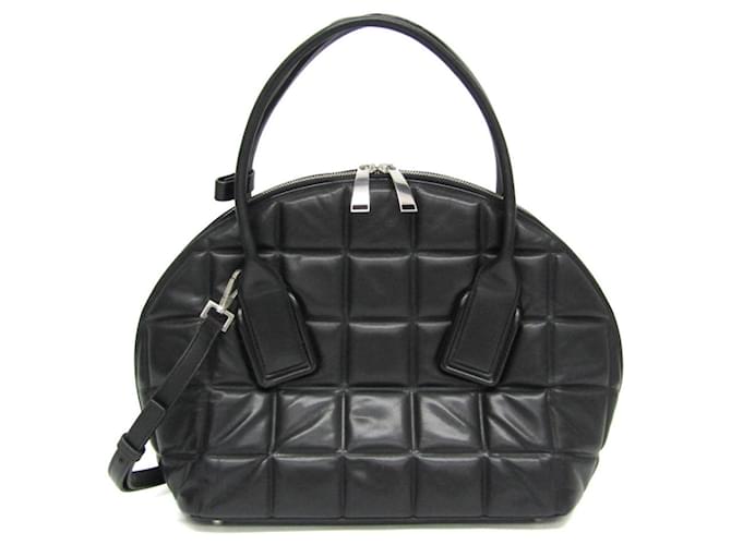 Bottega Veneta BV Swoop Preto Couro  ref.1375898