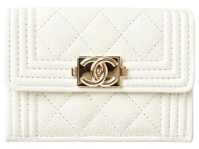 Chanel Boy White