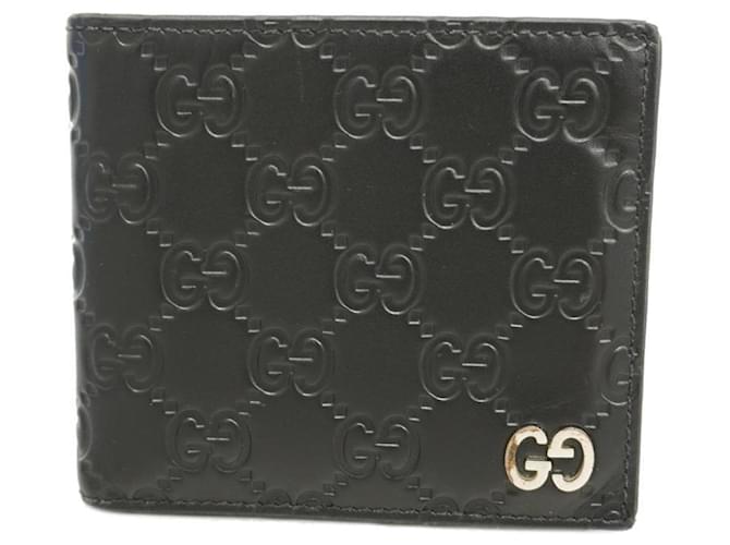 Gucci Guccissima Schwarz Leder  ref.1375949