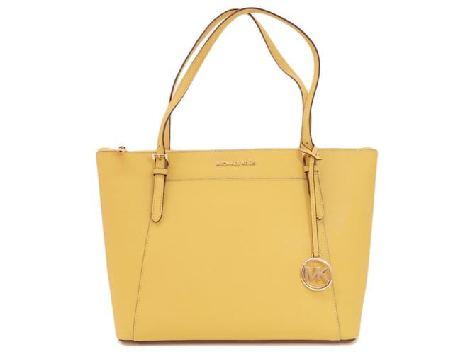 Michael Kors Ciara Cuir Jaune  ref.1375961