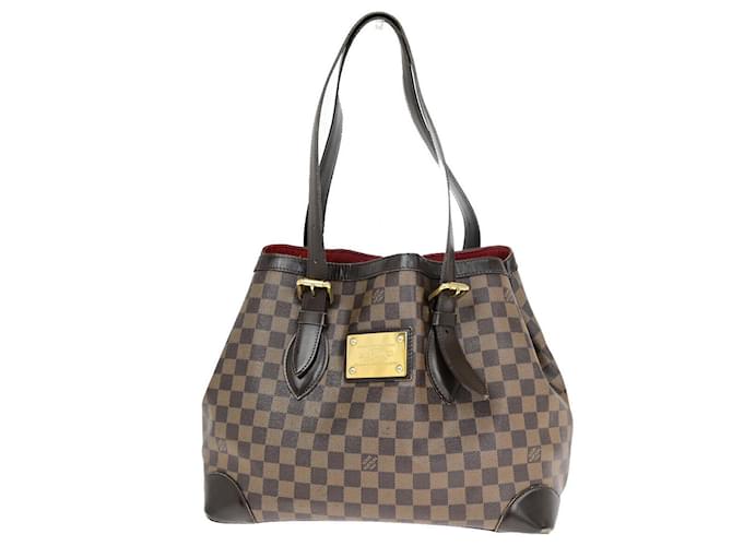 Louis Vuitton Hampstead Marrone Tela  ref.1375967