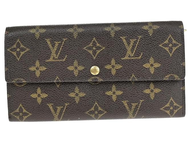 Louis Vuitton Sarah Marrom Lona  ref.1375979