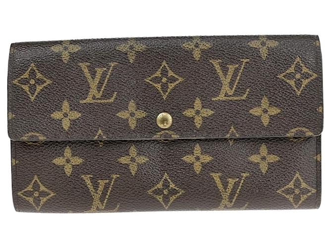 Louis Vuitton Sarah Marrom Lona  ref.1375980