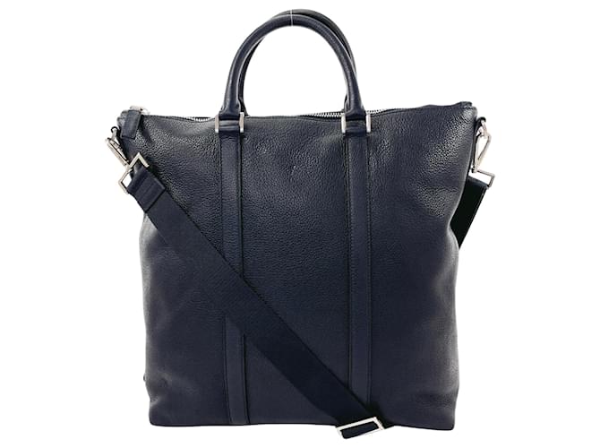 Prada Saffiano Blu navy Pelle  ref.1375981