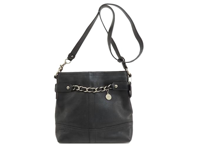 Coach Duffle Black Leather  ref.1375987