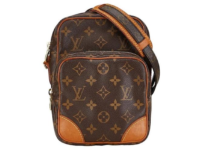 Louis Vuitton Amazon Canvas Shoulder Bag M45236 in Fair condition Cloth  ref.1376053