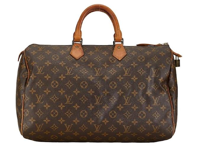 Louis Vuitton Speedy 40 Canvas Handbag M41522 in Fair condition Cloth  ref.1376054