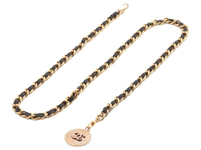 Chanel Gold Coco Mark chain belt Golden  ref.1376082