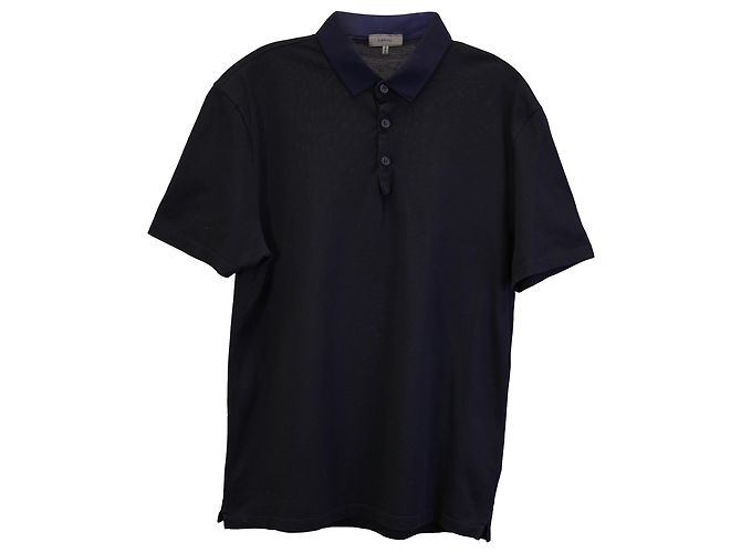Polo T-shirt Lanvin in cotone Blu Navy