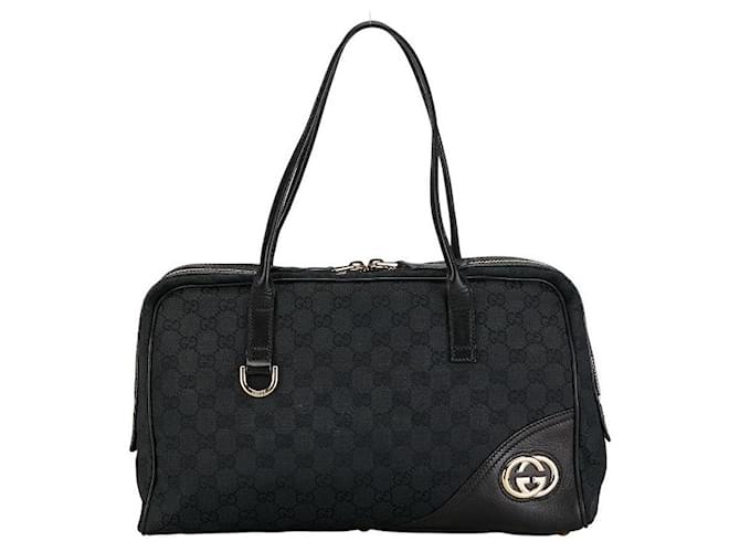 Gucci GG Canvas Britt Boston Bag Bolso de lona 169971 en buen estado Lienzo  ref.1376297