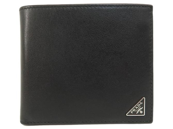 Prada Saffiano Preto Couro  ref.1376345