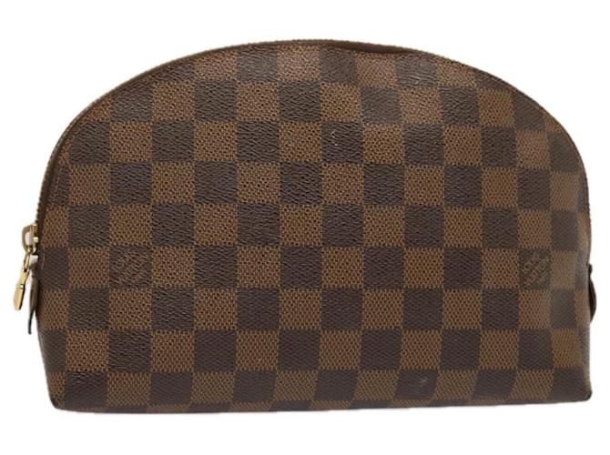 LOUIS VUITTON Damier Ebene Pochette Cosmetic GM Pouch N23345 LV Auth 73643  ref.1376386