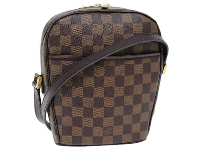 Bolsa de ombro LOUIS VUITTON Damier Ebene Ipanema PM N51294 Autenticação de LV11802B  ref.1376389