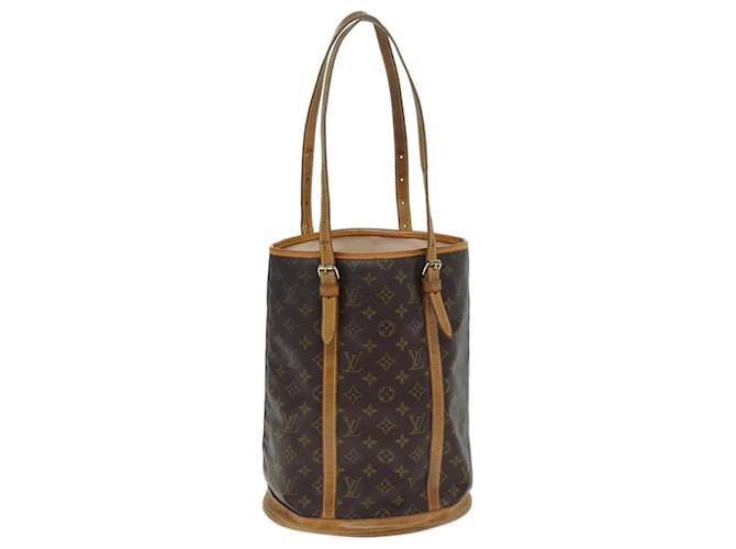 LOUIS VUITTON Monogram Bucket GM Shoulder Bag M42236 LV Auth ar11781B Cloth  ref.1376395