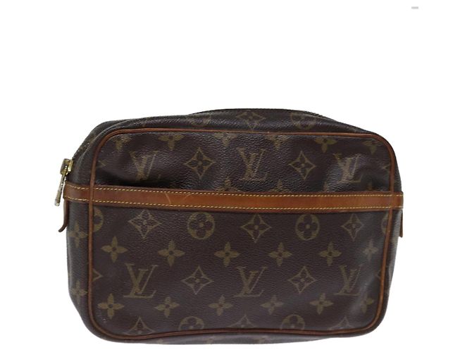 LOUIS VUITTON Monogram Compiegne 23 Pochette M51847 LV Auth th4888 Monogramma