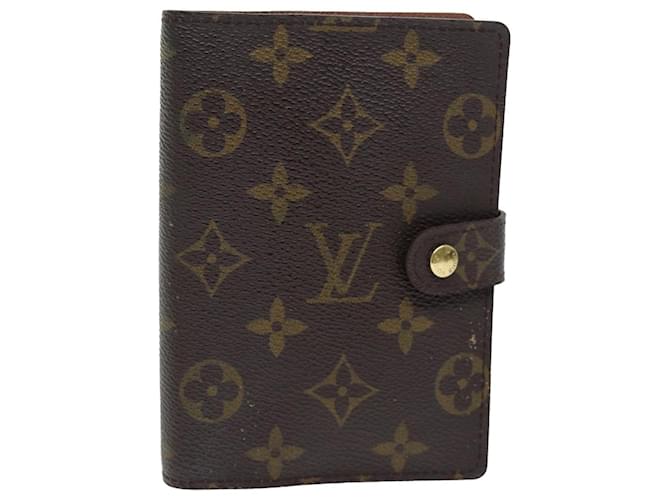 LOUIS VUITTON Monogram Agenda PM Day Planner Cover R20005 LV Auth am6156 Cloth  ref.1376469