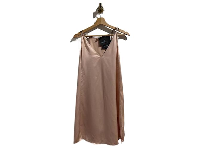 LANVIN  Dresses T.FR 36 Silk Pink  ref.1376659