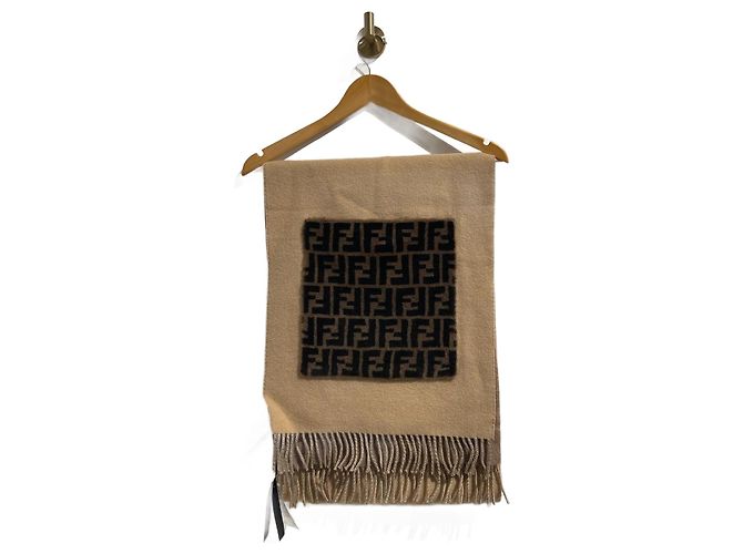 FENDI Scarves T.  Wool Beige