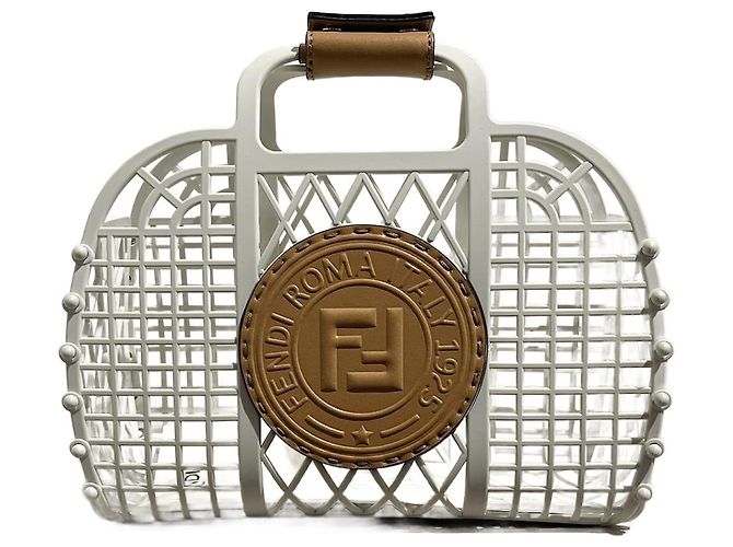 Bolsos FENDI T. Plástico Blanco
