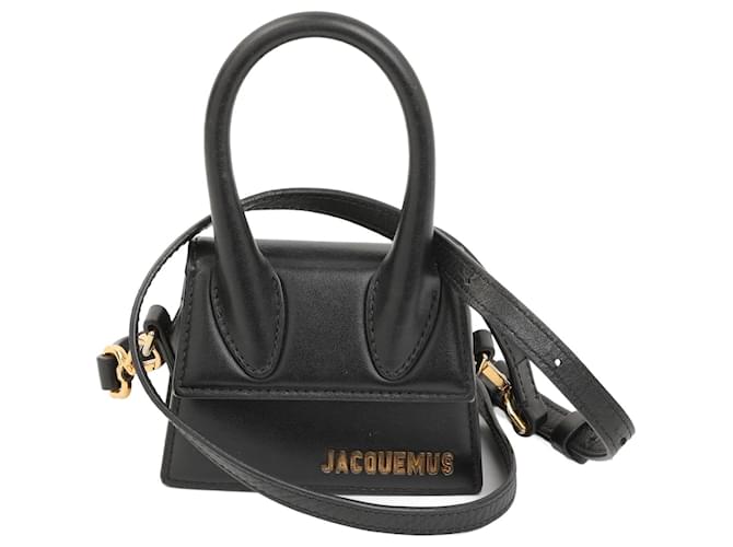 JACQUEMUS  Handbags   Leather Black  ref.1376687