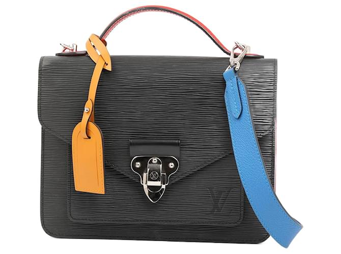 Monceau LOUIS VUITTON  Handbags   Leather Black  ref.1376688