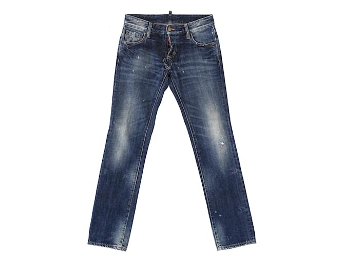 Dsquared2 Distressed Jeans in Blue Cotton  ref.1376774