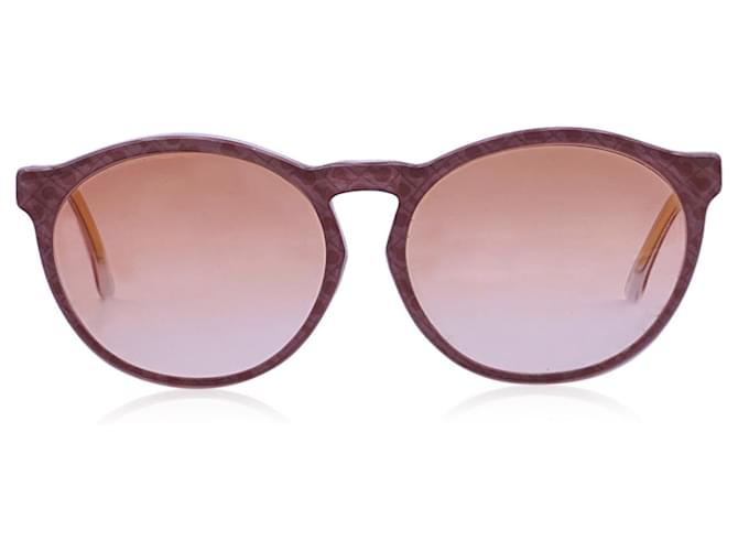 Autre Marque Vintage-Sonnenbrille mit Logo, Aprikosenrosa, G/2, 56/11, 140 mm Pink Kunststoff  ref.1376821