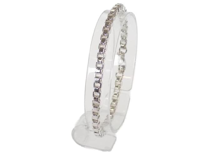 Pulsera de eslabones venecianos de plata Tiffany & Co Pulsera de metal 6.0150727E7 en excelentes condiciones  ref.1376831