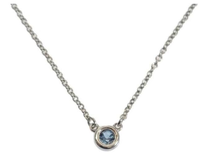 Tiffany & Co Silber By The Yard Halskette Metallhalskette 6.0017894E7 in ausgezeichnetem Zustand  ref.1376838