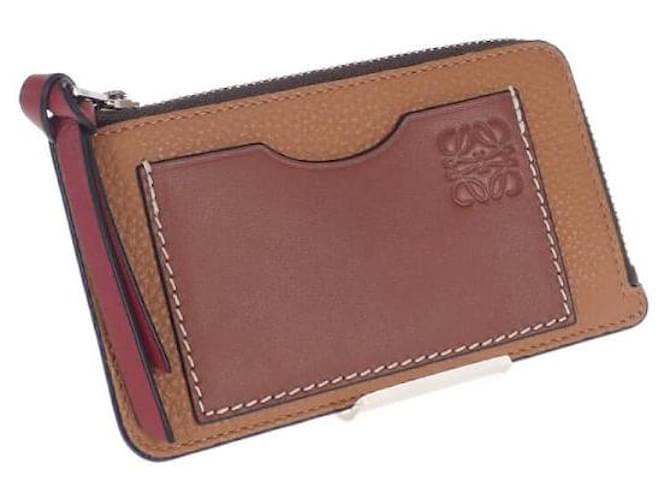 Loewe Anagram Coin & Card Holder Capa de couro C660Z40X04 em excelente estado  ref.1376861