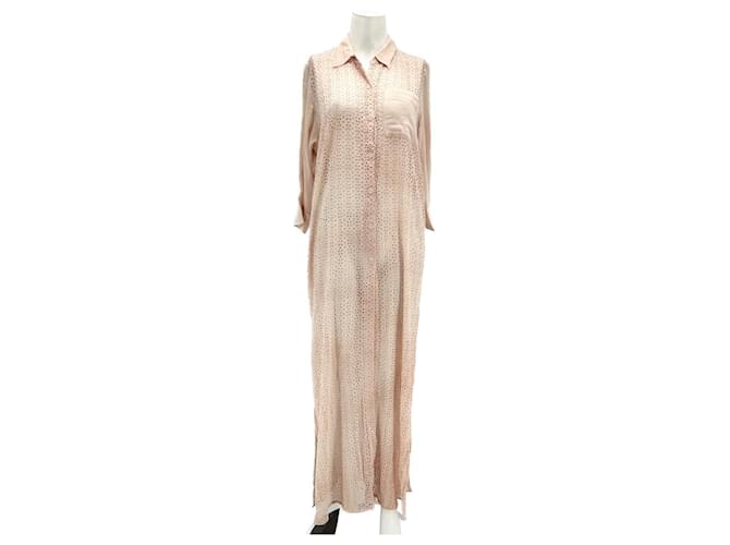 Autre Marque DIMANCHE SAINT-TROPEZ Robes T.International M Coton Rose  ref.1376883