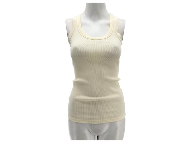 Autre Marque ROHE  Tops T.FR 36 Polyester Yellow  ref.1376909