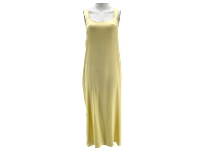 Autre Marque DONNI Robes T.International M Viscose Jaune  ref.1376910