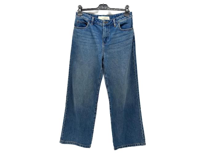 Autre Marque NON SIGNE / UNSIGNED  Trousers T.International M Cotton Blue  ref.1376921