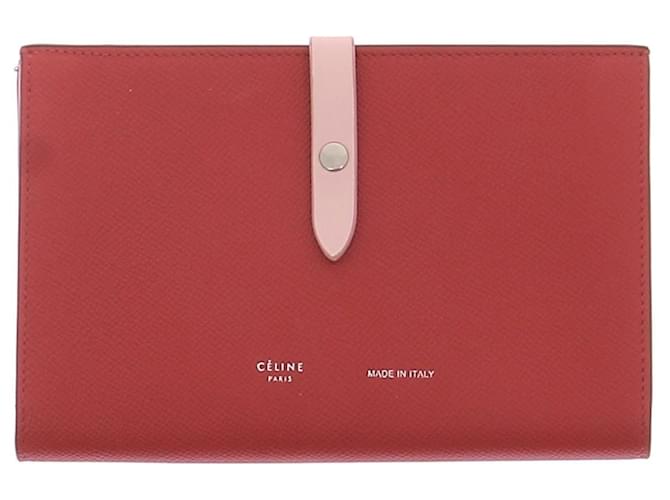 CÉLINE  Purses, wallets & cases T.  Leather Red  ref.1376936