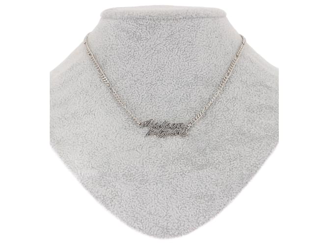 Autre Marque MAISON KITSUNE Collares T. Metal Plata  ref.1376950