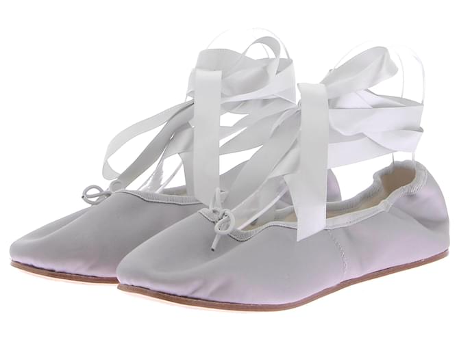 REPETTO Ballerinas T.EU 41 Leder Grau  ref.1376961