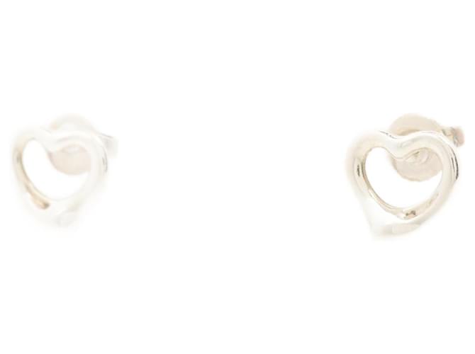 Tiffany & Co Boucles d'oreilles coeur ouvert en argent sterling Argenté  ref.1376980