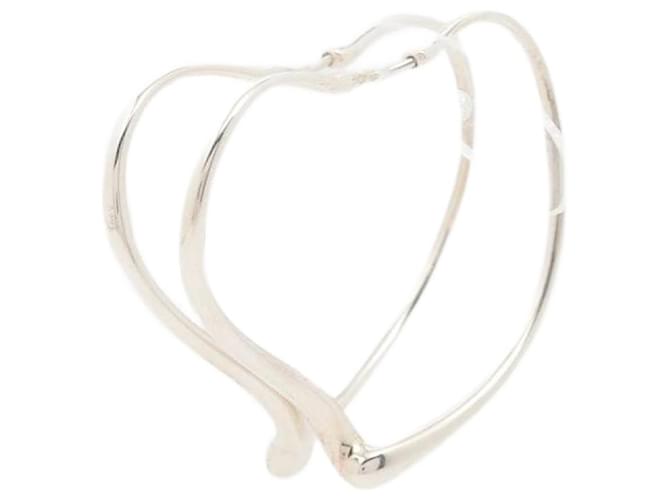 Tiffany & Co Boucles d'oreilles coeur en argent sterling Argenté  ref.1376985