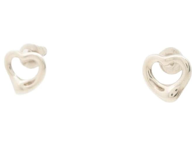 Tiffany & Co Boucles d'oreilles coeur ouvert en argent sterling Argenté  ref.1376987