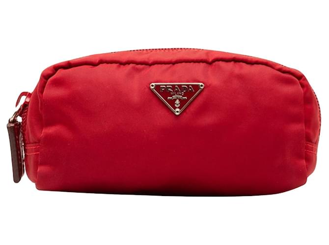 Prada Tessuto Synthétique Rouge  ref.1377039