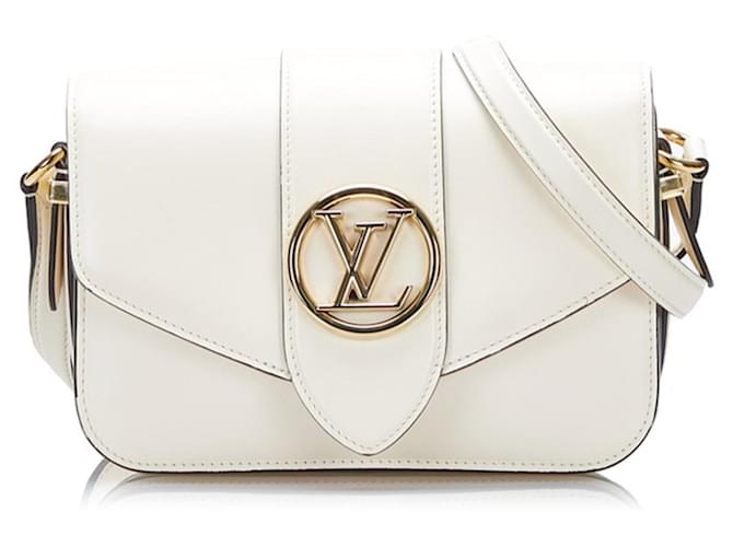 Louis Vuitton Pont Neuf White Leather  ref.1377052