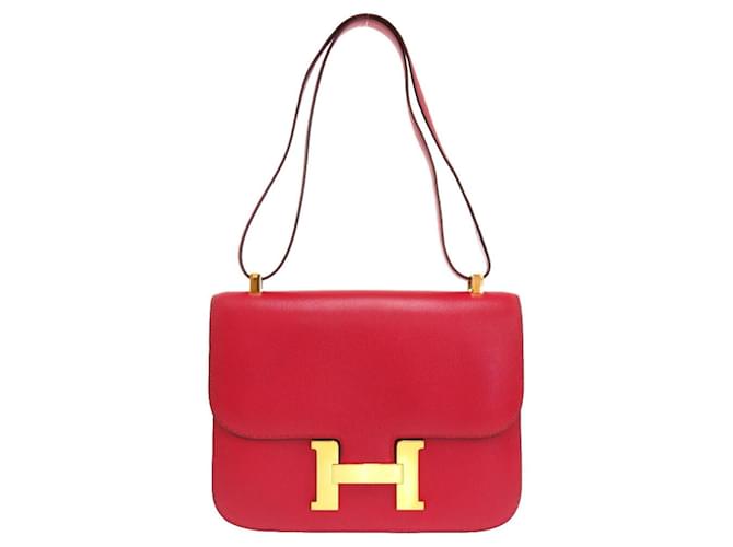 Hermès Constance Red Leather  ref.1377215